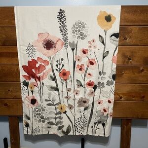 Threshold floral shower curtain